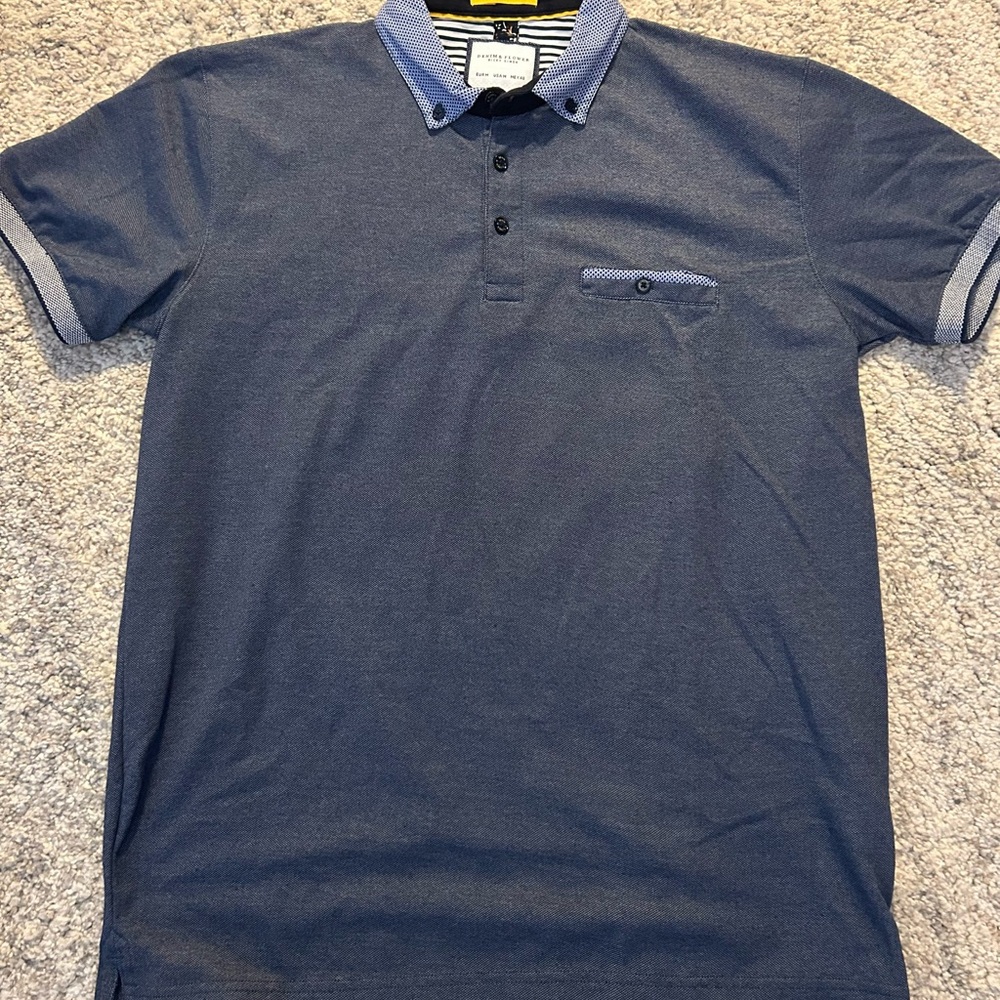 Denim and Flower Blue Polo. Like new condition. Worn only a couple times.